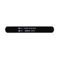 Black metal file tool with text indicating 0.032 inch (0.81mm) thickness and Hosco Japan branding.