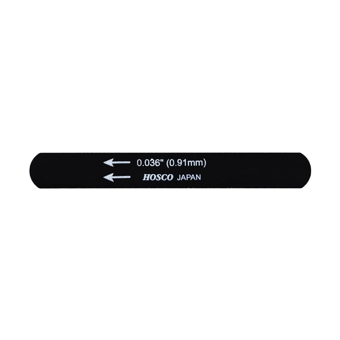 Hosco H-NF-036 Individual Black Nut Guitar File – 0.036″