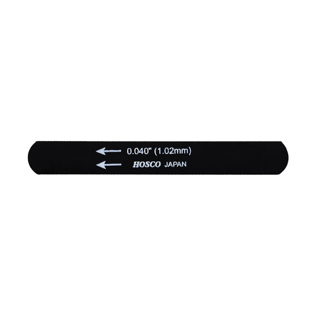 Hosco H-NF-040 Individual Black Nut Guitar File – 0.040″