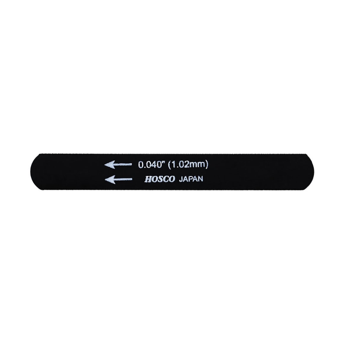 Hosco H-NF-040 Individual Black Nut Guitar File – 0.040″