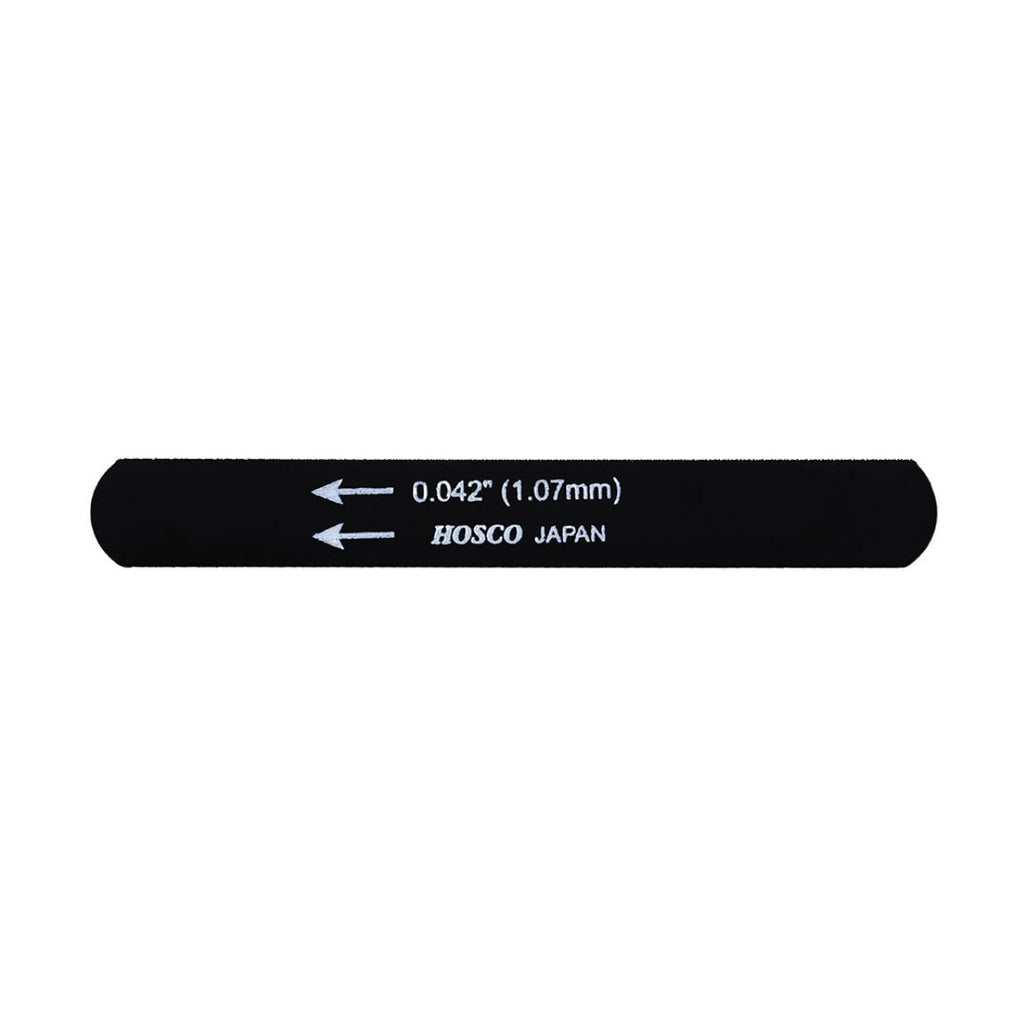 Hosco H-NF-042 Individual Black Nut Guitar File – 0.042″