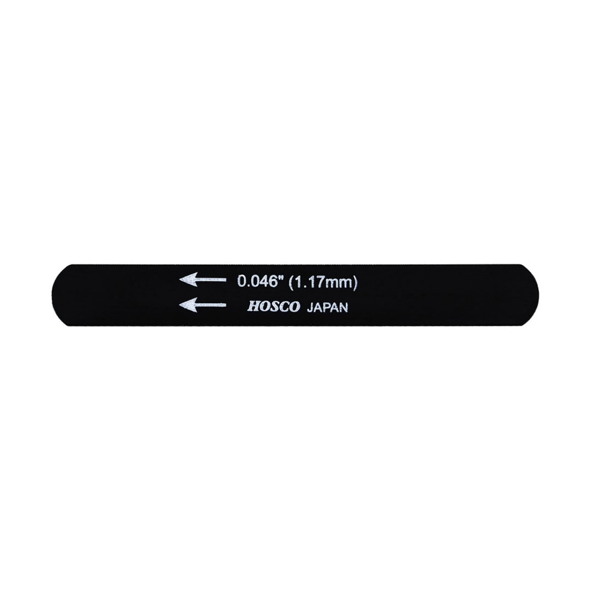 Hosco H-NF-046 Individual Black Nut Guitar File – 0.046″