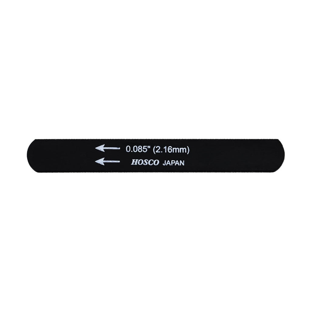 Hosco H-NF-085 Individual Black Nut Guitar File – 0.085″