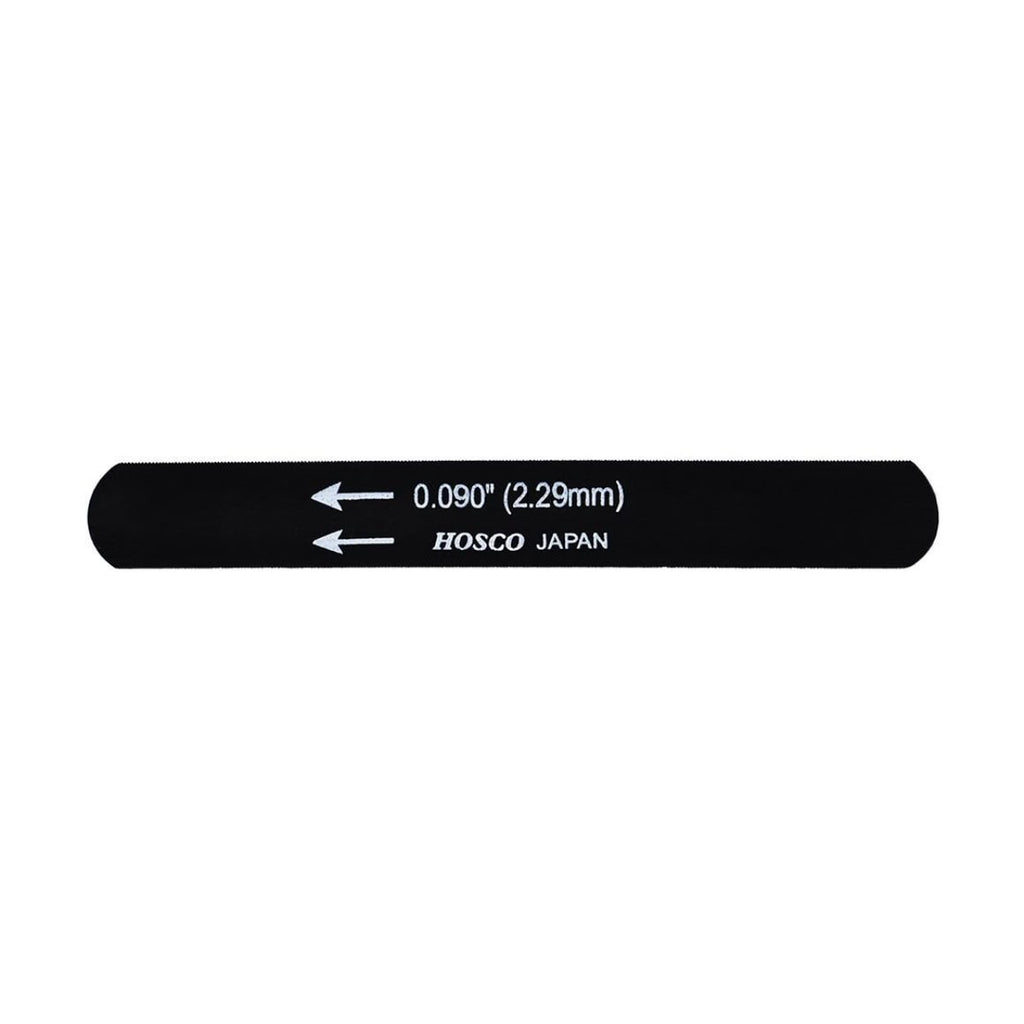 Hosco H-NF-090 Individual Black Nut Guitar File – 0.090″