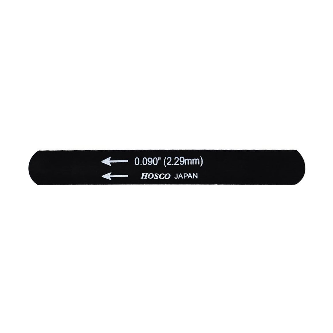 Hosco H-NF-090 Individual Black Nut Guitar File – 0.090″