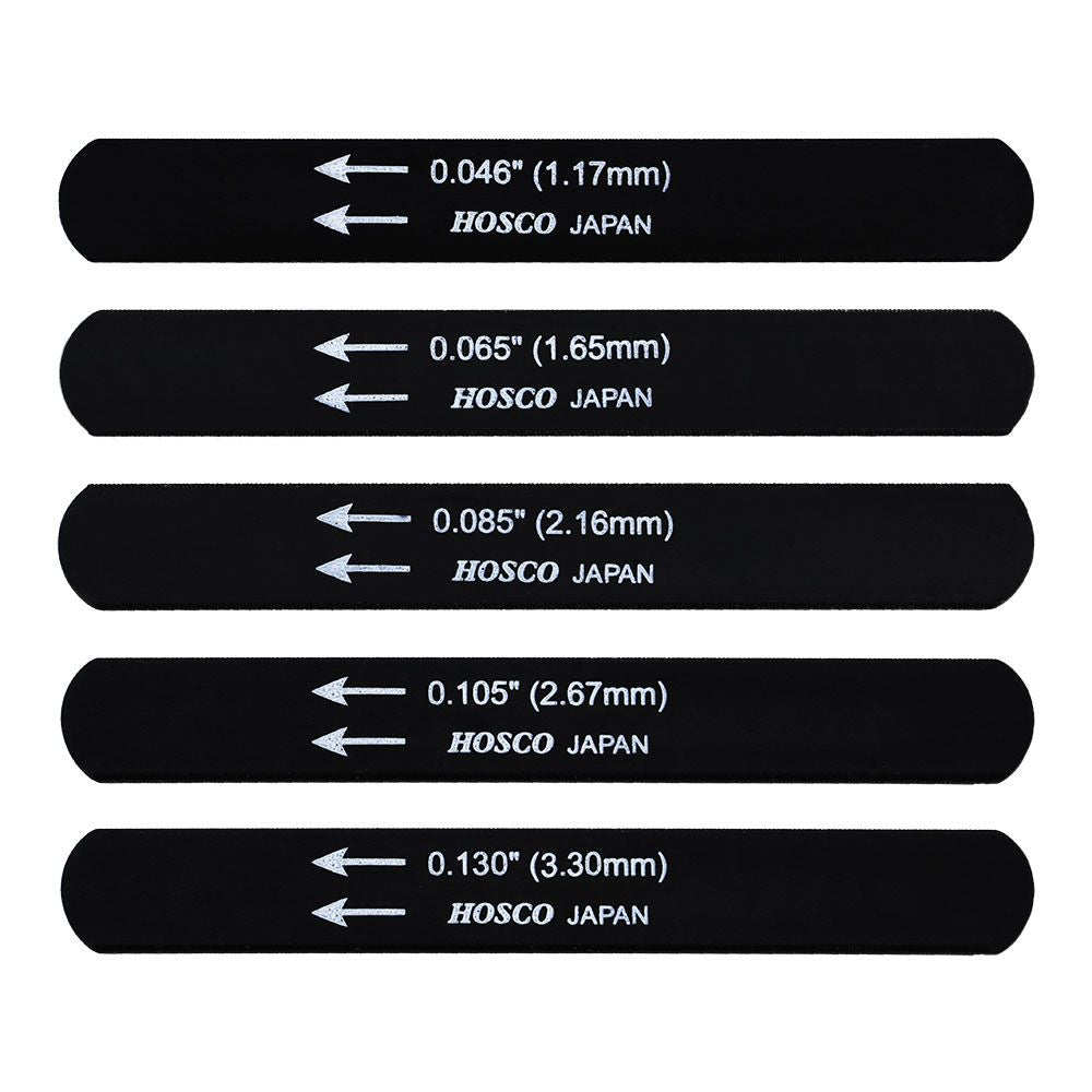 Hosco H-NF-EB Black Nut Electric Bass Files 046-135 With Aluminum Mag-Holder