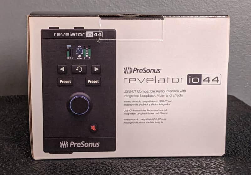 PreSonus Revelator io44 USBC Audio Interface, Recent