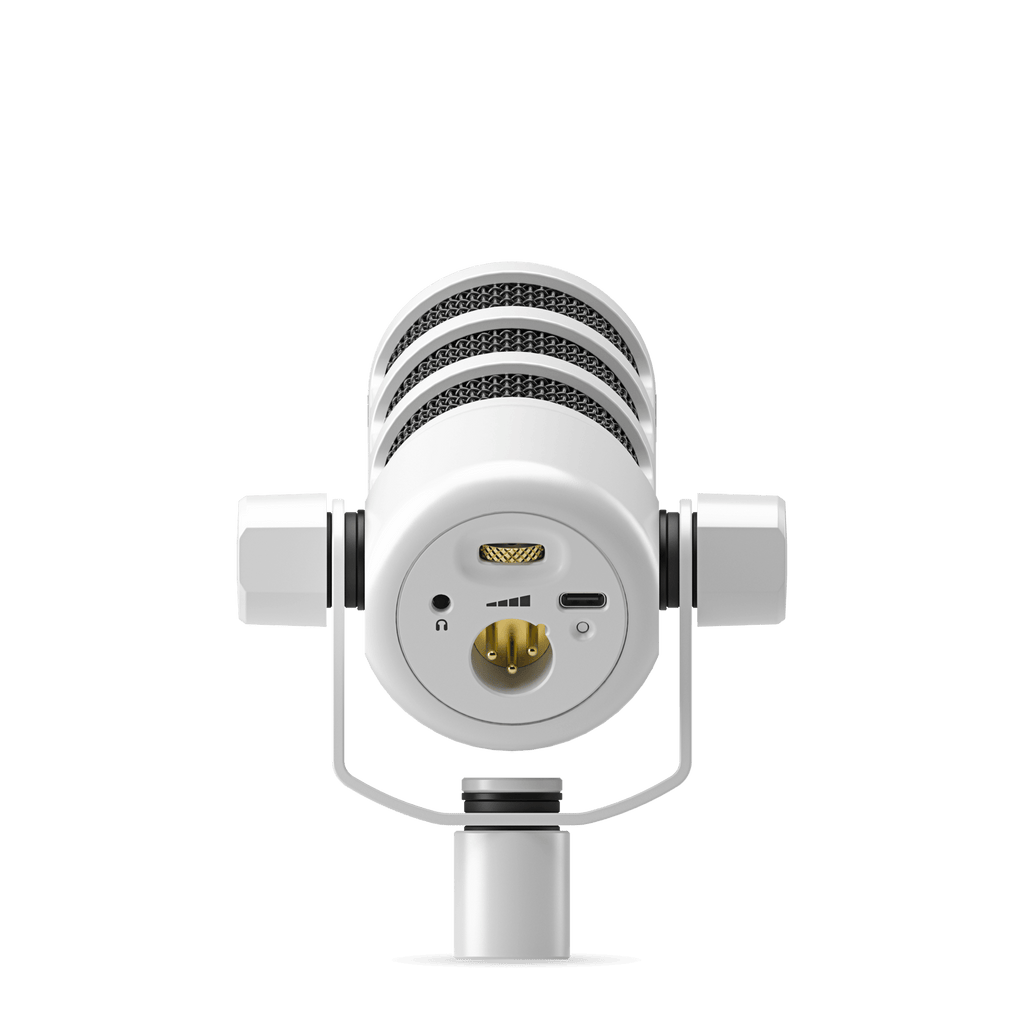 RODE PodMic USB White — Microphone, studio recording microphone body