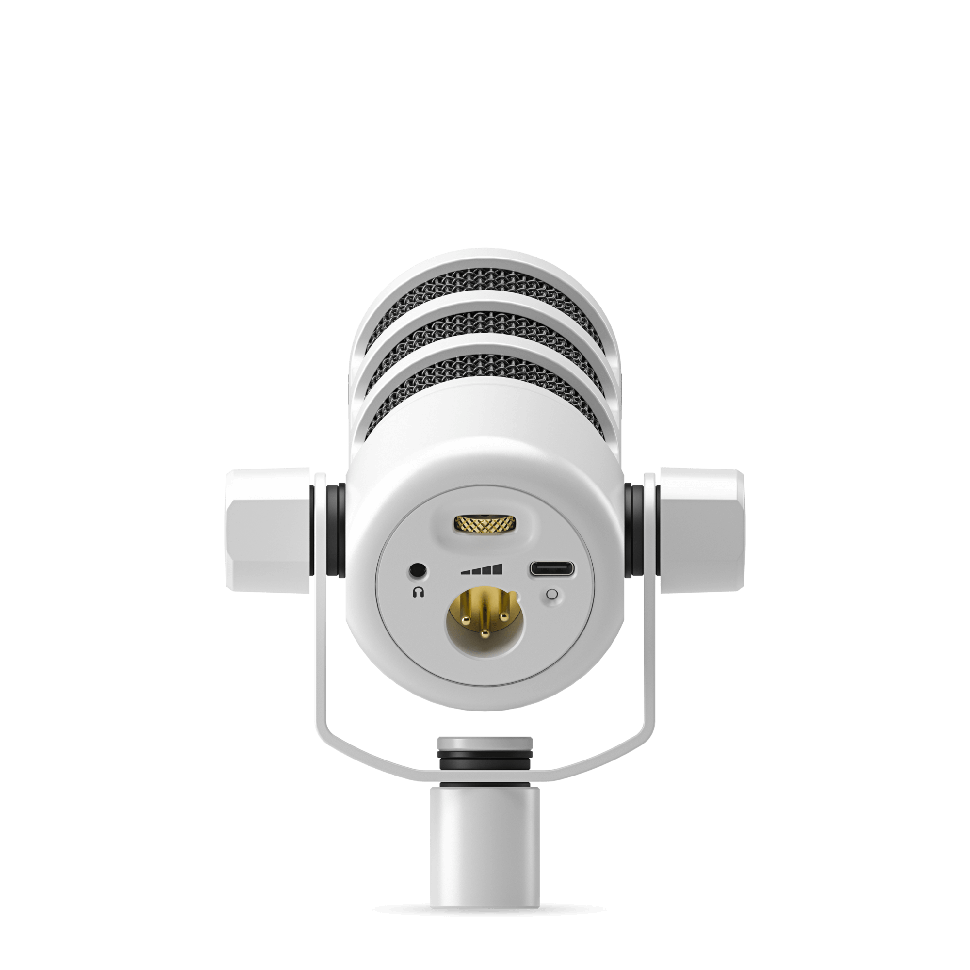 RODE PodMic USB White — Microphone, studio recording microphone body