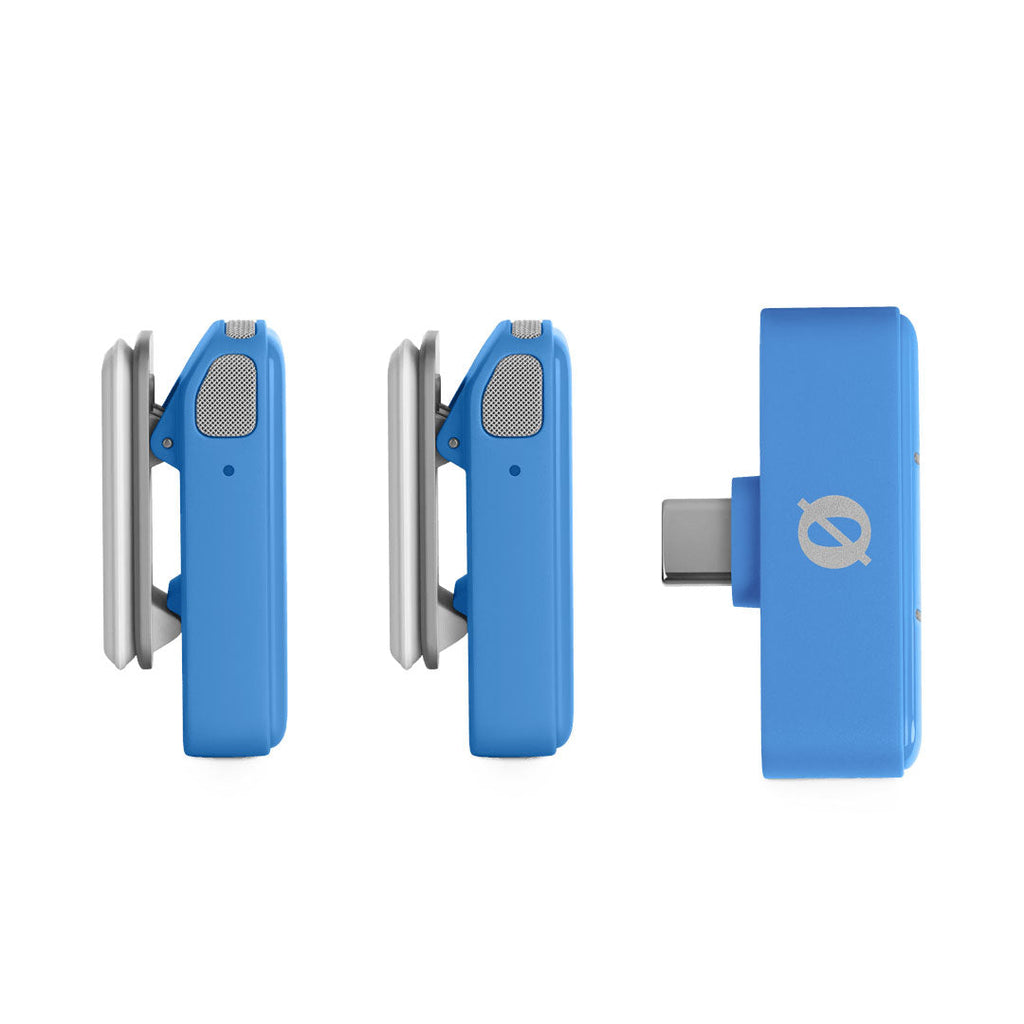 RODE Wireless Micro (USB-C, Blue) — Microphone, studio recording microphone body