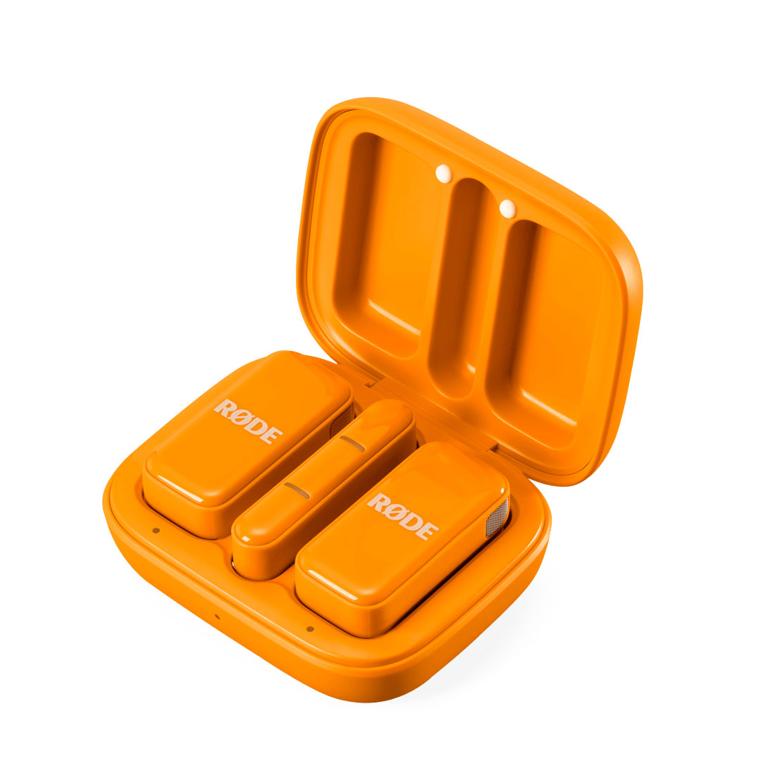 RODE Wireless Micro (USB-C, Orange) — Microphone, studio recording microphone body
