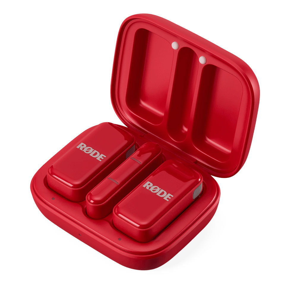 RODE Wireless Micro (USB-C, Red) — Microphone, studio recording microphone body