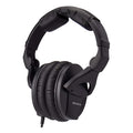 Black over-ear wired headphones with cushioned ear pads and headband, labeled HD 280 PRO on the ear cup.
