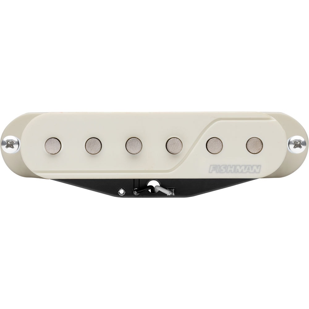 Fishman Fluence Single Width Pickups For 6-String Blk/White