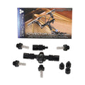 TRIAD-ORBIT IQ-Vector stereo utility bar with several adapter mounts and packaging box.