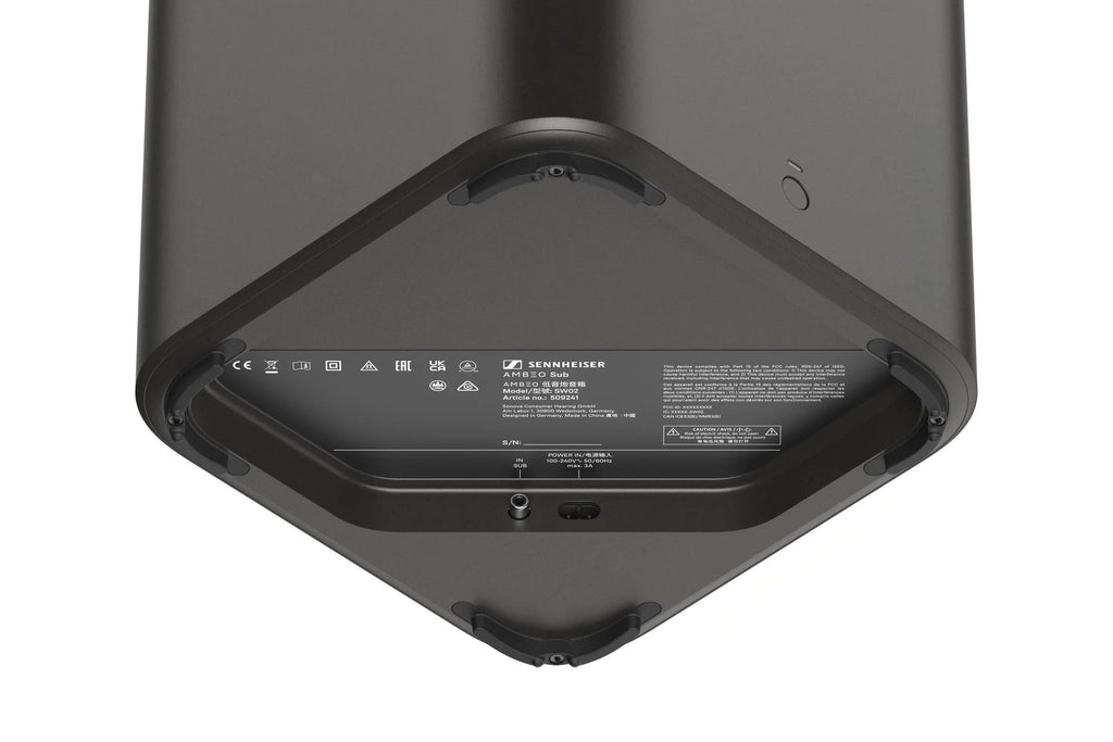 SENNHEISER SW02 - BLACK — Studio Monitor, nearfield reference loudspeaker