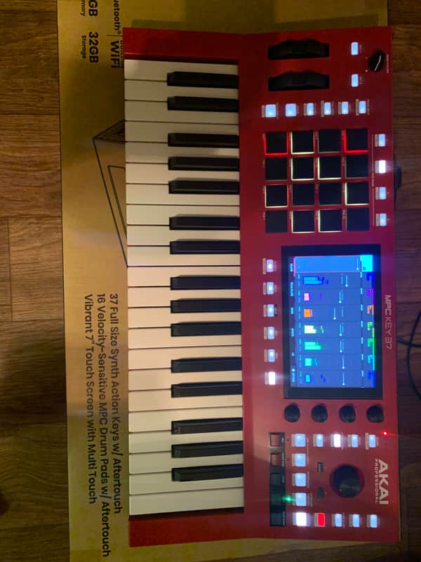 Akai MPC Key 37 Standalone Workstation Synthesizer 2024 - Present - Red