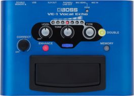BOSS VE-1 | Studio-quality Vocal Echo & Pitch Correction Effects Unit