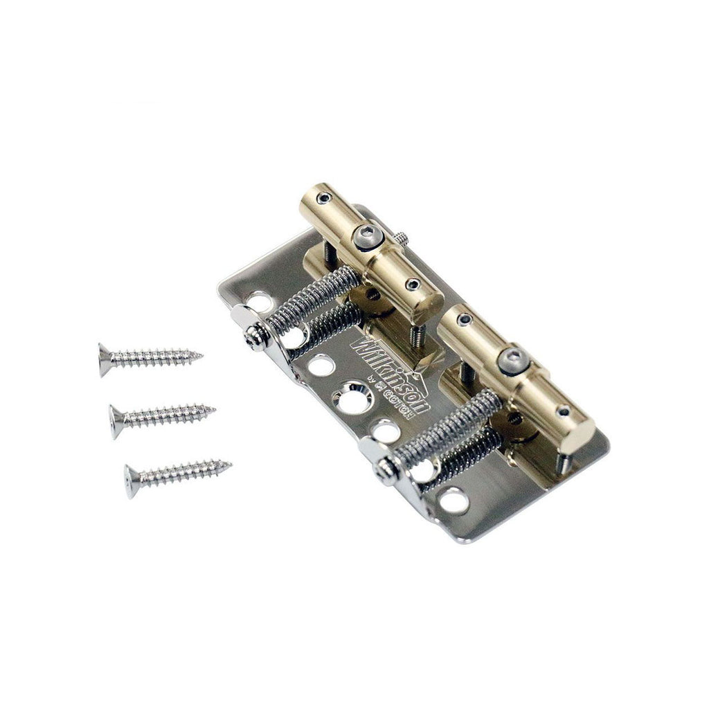 Wilkinson Gotoh WB2V-NS Bass Bridge With Compensated Brass Saddles