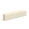 Off-white rectangular guitar nut with a smooth surface and no visible markings, shown on a white background.