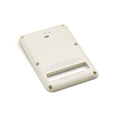 White rectangular plastic battery pack with micro USB port, small button, and the brand name Fishman embossed.
