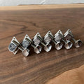 Fender F Logo Tuner Set Vintage Late 60s-70s - Nickel