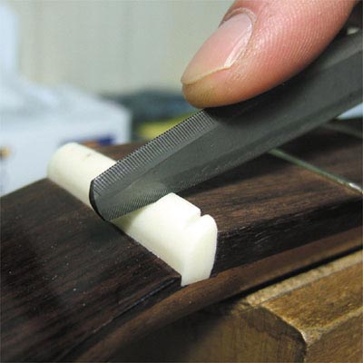 Hosco TLNF3A Double Edge Nut File Set For Acoustic Guitar