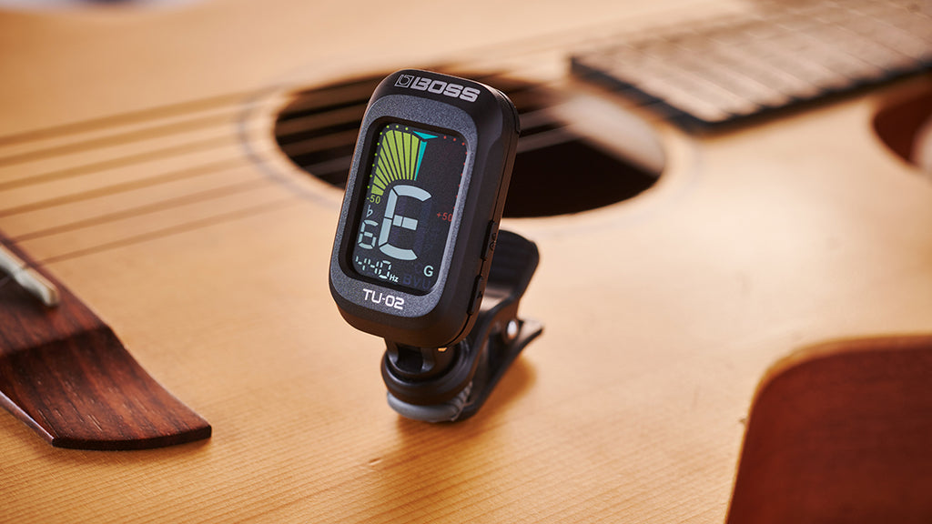 BOSS TU-02 Clip-On Backlit Tuner