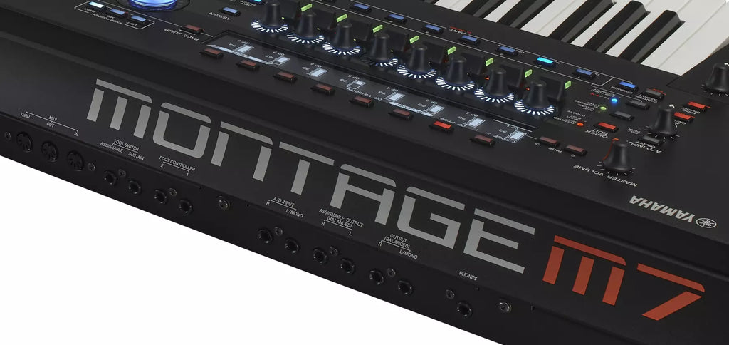 Yamaha MONTAGE M7 76-Key AN-X / AWM2 / FM-X Engine Synthesizer, keyboard synthesizer instrument